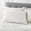 Luxe Palm Jacquard Super King Duvet Cover Set with Pillowcases Silver Grey Gold-88283028