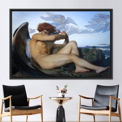 Alexander Cabanel, ange déchu, reproduction d'art classique - affiche murale de haute qualité