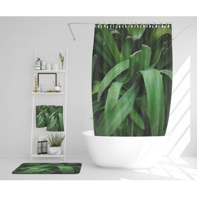 Neascu Polyester Shower Curtain Set