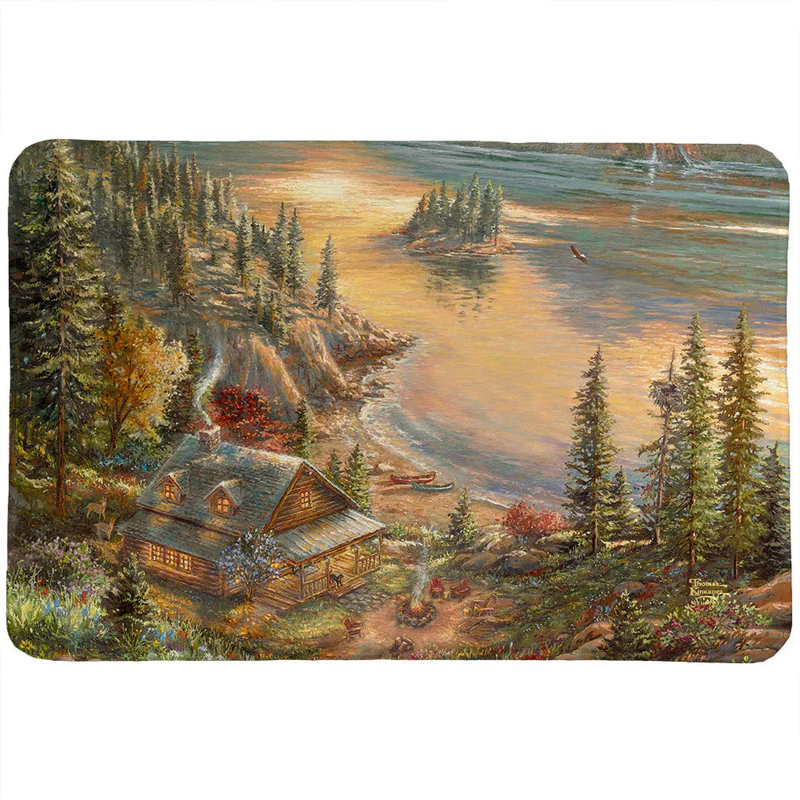 Tapis en mousse viscoélastique Thomas Kinkade
