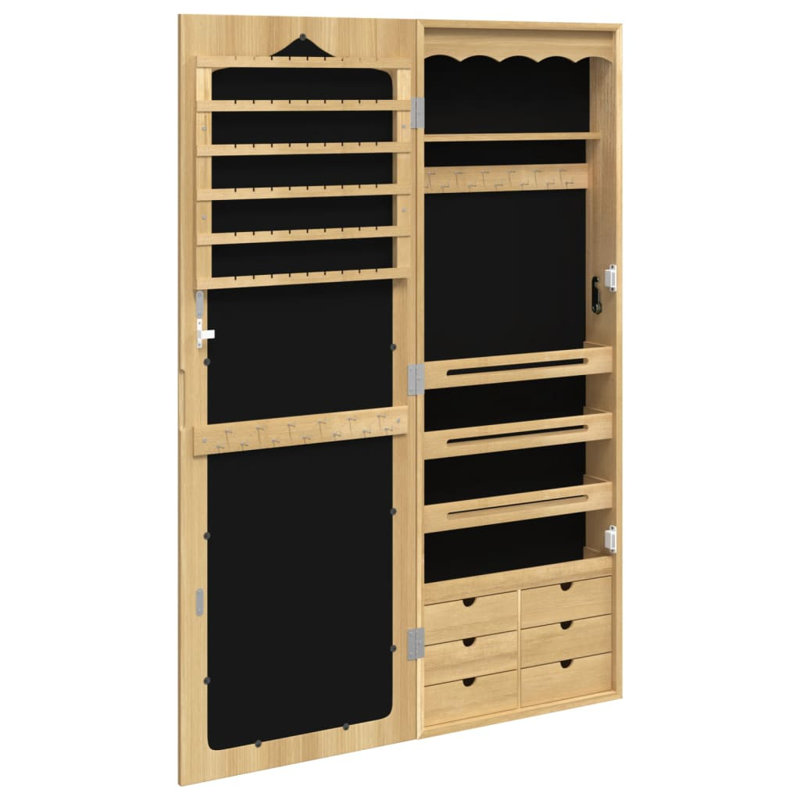 Nashim Jewelry Armoire, Brown