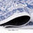 2'6''x10' Blue Washable Area Carpet Mat Pad, Low-pile, Non-slip, Non-shedding, Foldable, For Living Room, Bedroom, Kitchen, Dining & Pet Areas Runner Washable,
