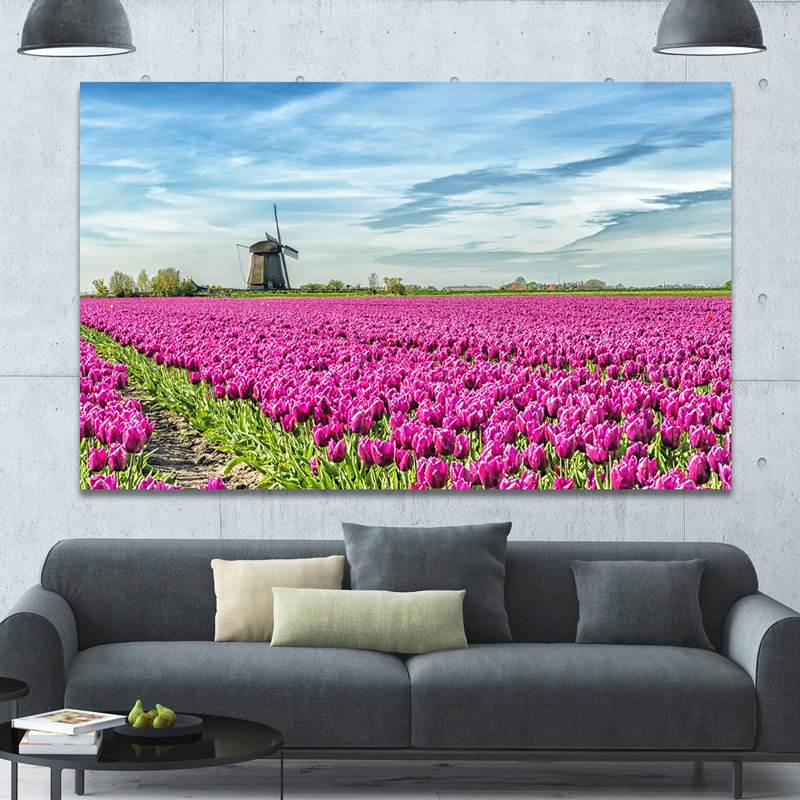 « traditionnel holland », reproduction de photo sur toile tendue, H 40 po x l 60 po x P 1,5 po