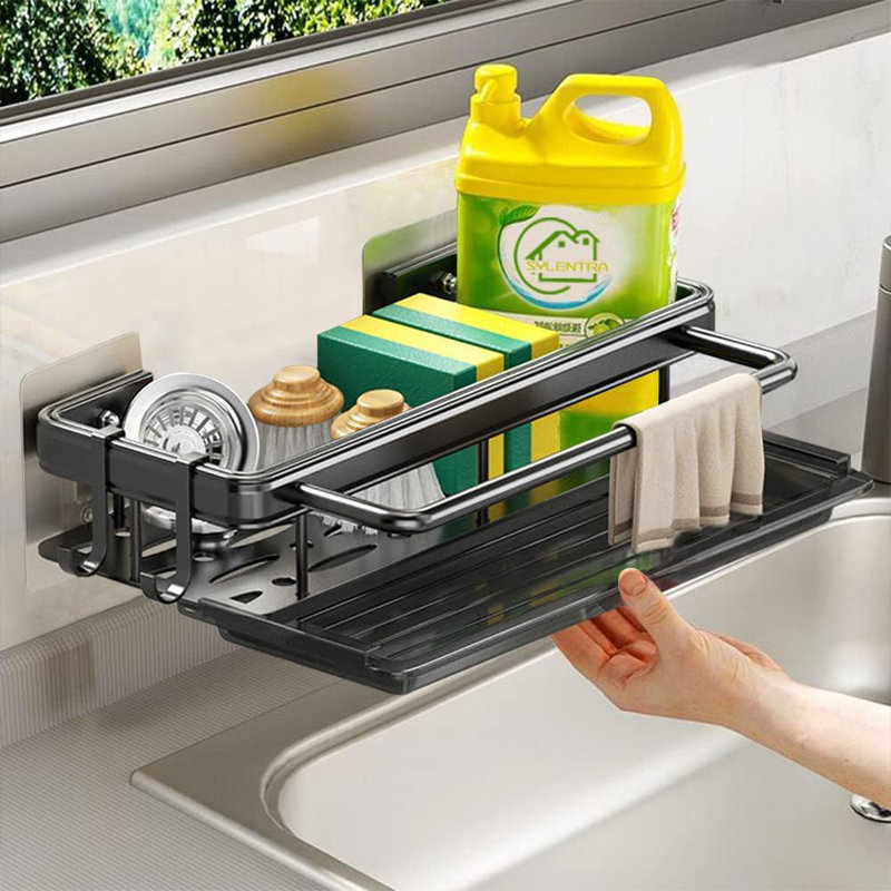 Plateau de drainage en acier inoxydable, Noir