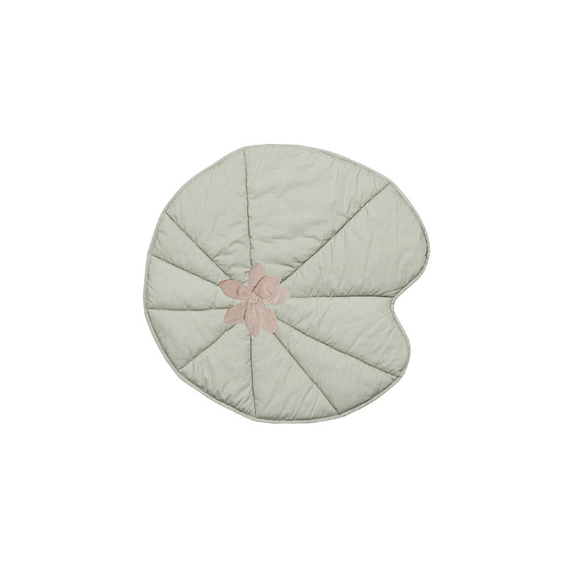 Baby Play Mat Water Lily Olive, Green