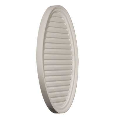 Vertical Oval Gable Vent Louver, Functional
