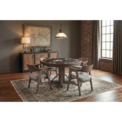 Cole Reversible Round Dining Poker and Game Table