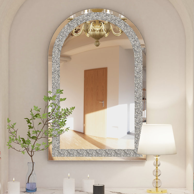 Glass Arch Wall Mirror
