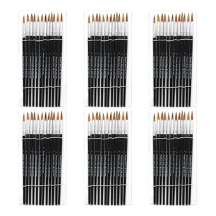 Water Color Paint Brushes (Set of 6)