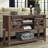 Yasmine 46" Farmhouse Console Table,Entryway Table  With Sliding Barn Door-1018145226