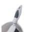Ensemble de brosse et de poussière Superio gris, bord en caoutchouc pour ramasser facilement la saleté, ensemble de balais en plastique durable avec poignée ergonomique, pour table, comptoir, bureau (paquet de 2)