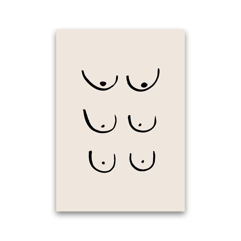 Boobs Triple by Planeta444 - Print, No Framed, 30cm H x 21cm W x 1cm D