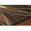 Tapis d'intérieur en laine brun et jaune, tufté à la main, à motif floral médaillon.-714078691-803816376