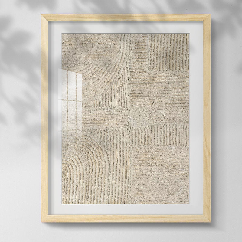 Sandstone Pastures I, reproduction encadrée, Papier encadré naturel, Oui