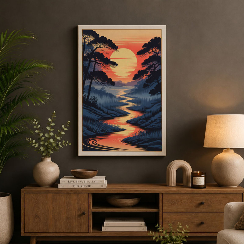 Print, 24x16 - 61.0 x 40.6 cm, Sage Border