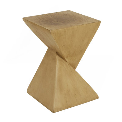 GEOMETRIC MGO SIDE TABLE,LIGHT NATURE COLOR