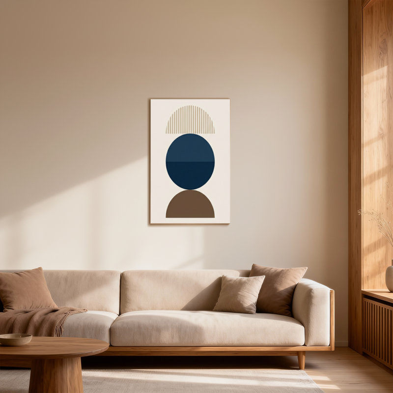Abstrait, formes géométriques abstraites, design minimaliste, H 18 po x l 12 po