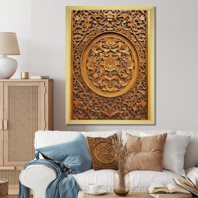 " Old Carved Wooden Door VII "