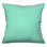 Solid Mint Background Double Sided Throw Pillows