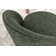 Upholstered Vanity Stool, Swivel Accent Stool with Wingback, Boucle Fabric Make-up Chair