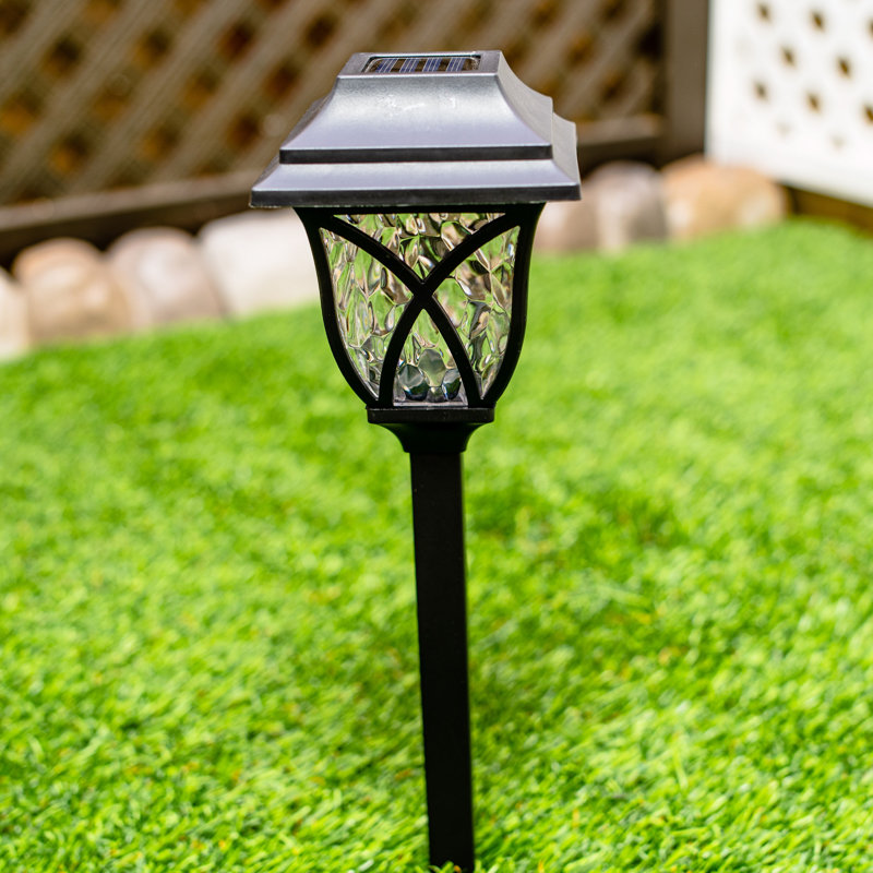 Plastic Low Voltage Solar Powered Integrated LED Pathway Light