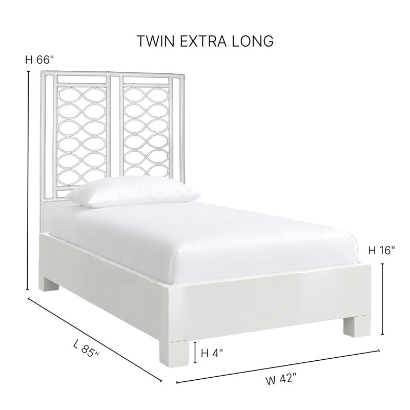 Infinity Low Profile Platform Bed, Twin XL, Evergreen