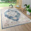 Uguna Constant Balcony Terrace with Oriental Look Power Loom Blue/Beige/Pink Indoor/Outdoor Rug-1866813245