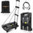 Folding Hand Truck Dolly Cart With Adjustable Handle And Brake Wheels - 290 Lbs Capacity