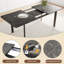 Ensemble de table à manger 7 pièces, 6 à 8 personnes avec 6 chaises modernes pour la cuisine et la salle à manger-930449902