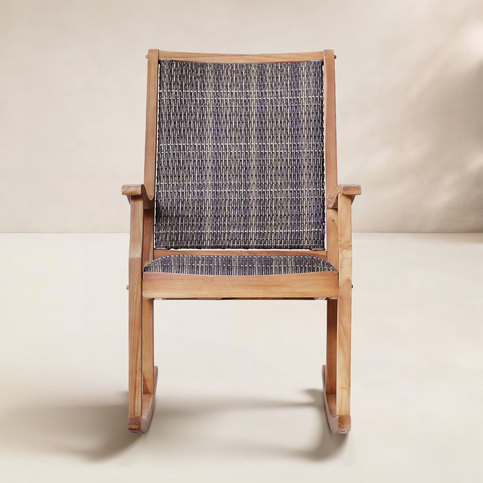 Annachiara Teak Outdoor Rocking Chair