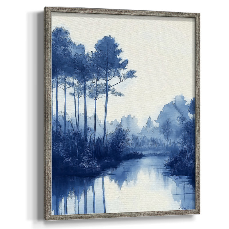 «LANDSCAPES Series», reproduction encadrée en bois massif, H 11 po x l 9 po