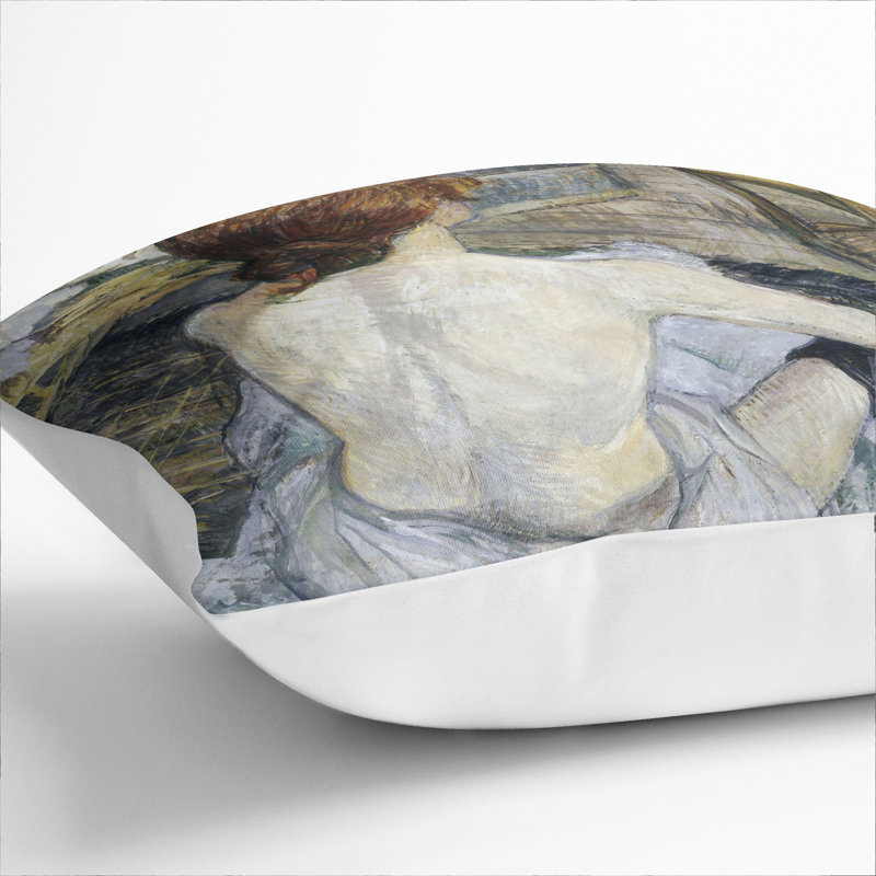 Square Cushion, White, 40cm H x 40cm W x 15cm D