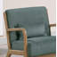 Chaise d'appoint en velours côtelé Sage Color 1pc