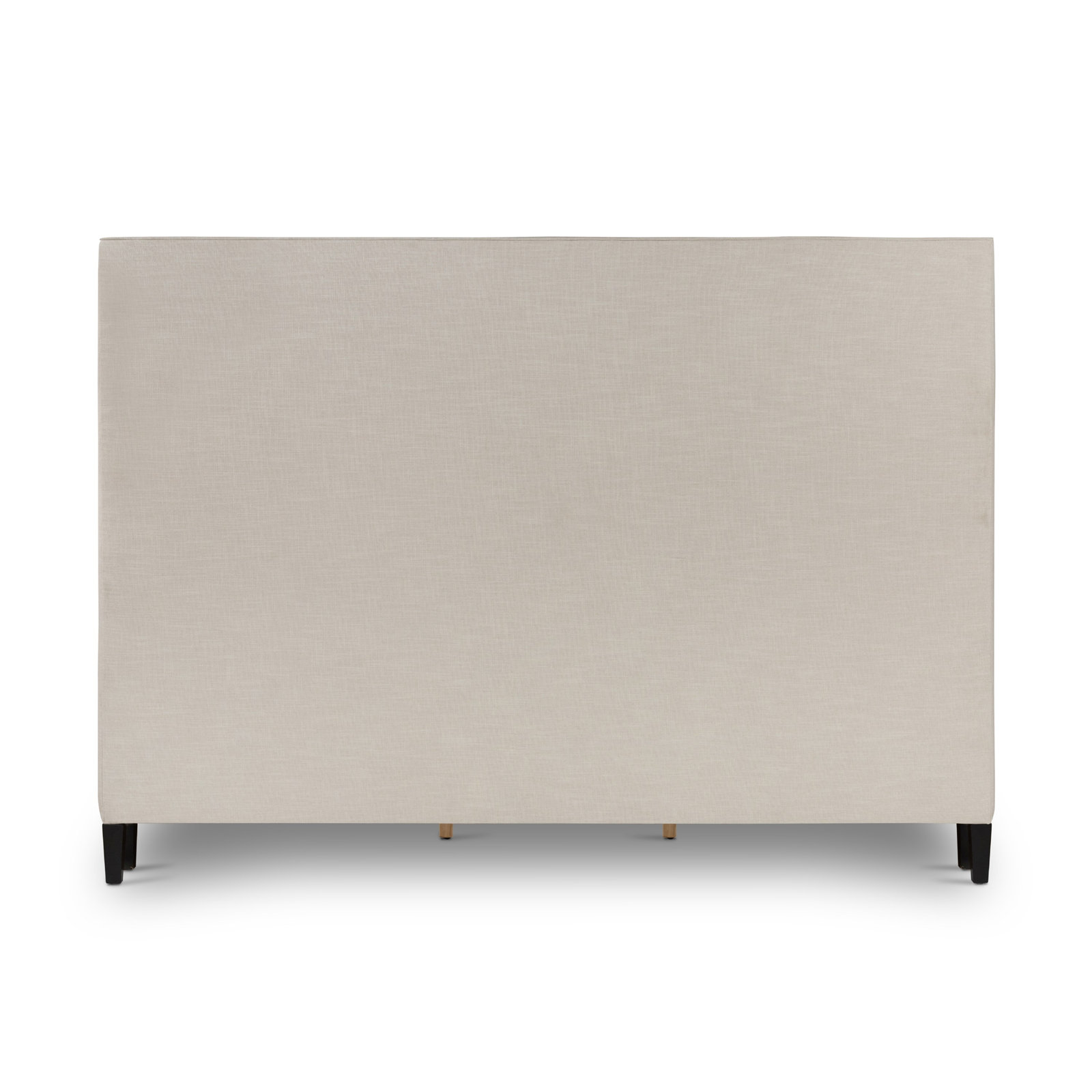 Cognac Upholstered Wingback Bed, King