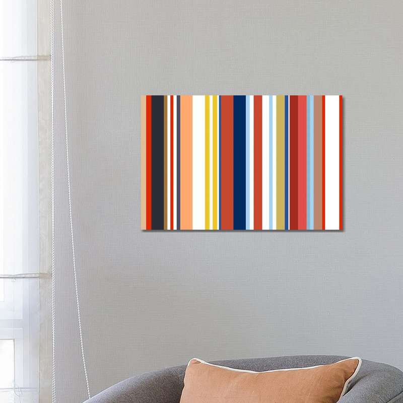 Retro Hemptons by Latitude Run - Wrapped Canvas Print