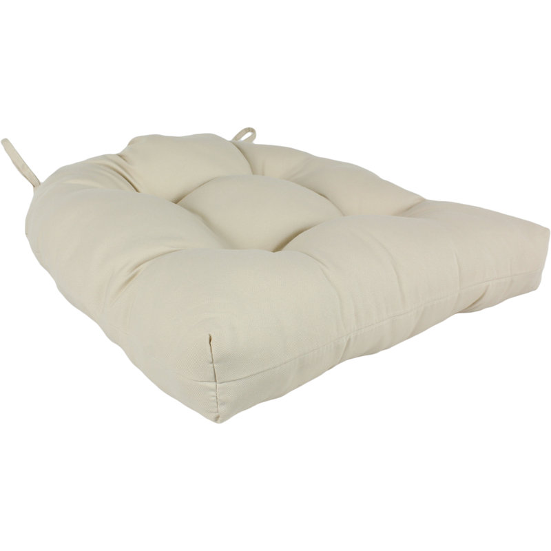 Outdoor 3'' Seat Cushion, Cream