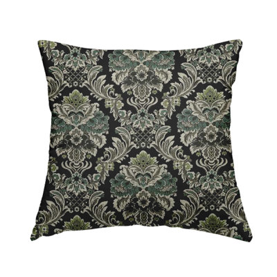 Shamus Damask Square Throw Cushion