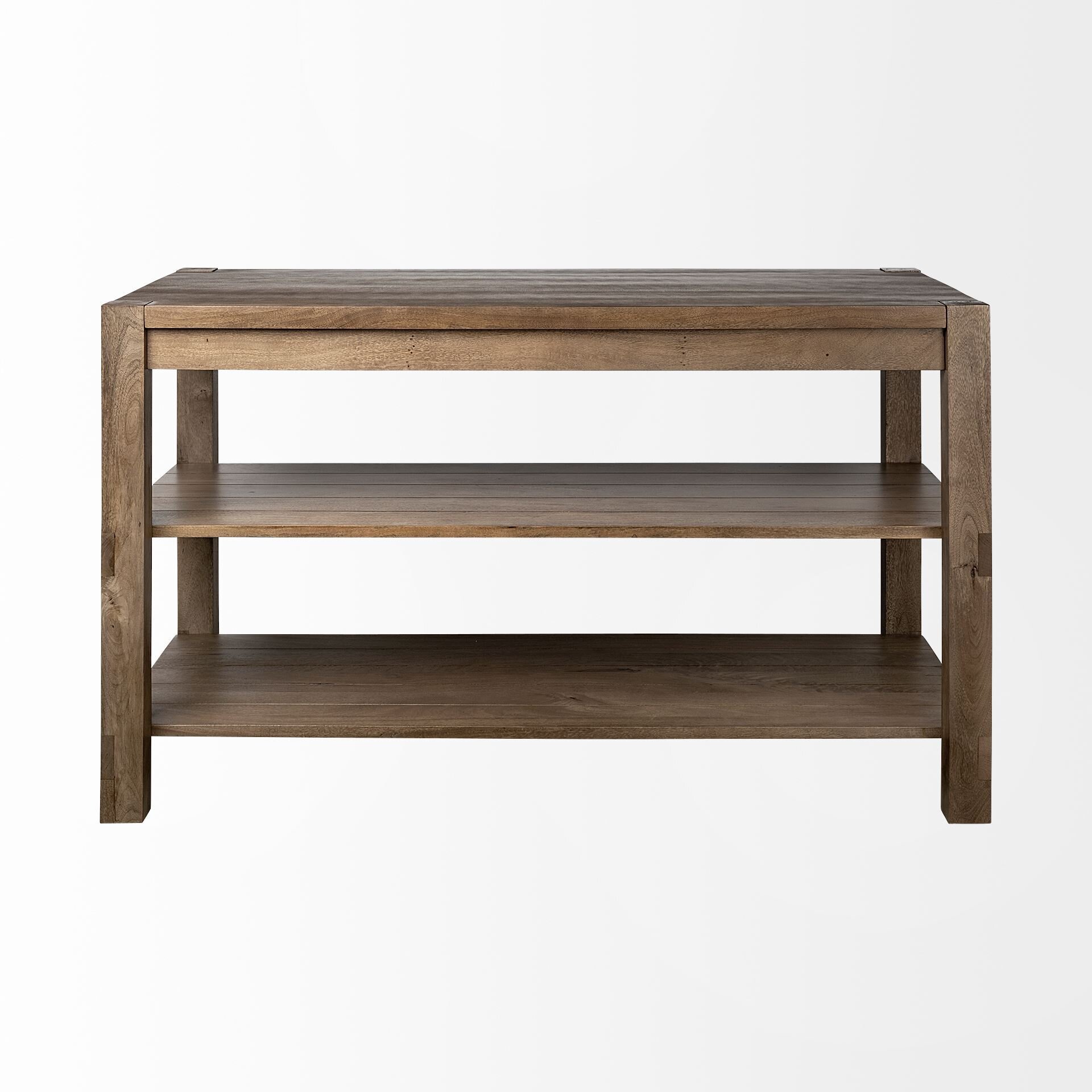 Supranowitz Kitchen Island with Butcher Block Top