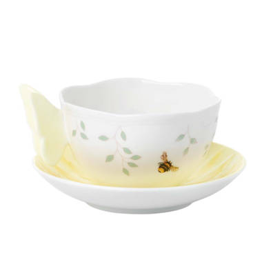 Lenox 6386635 Butterfly Meadow 7-Piece Tea Set,  Service for 2