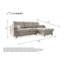 Scandic Lagom Corner Sofa Bed-1621827232-1621827262