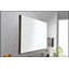 Meuble-lavabo à DEL avec miroir rétroéclairé et miroir mural réglable