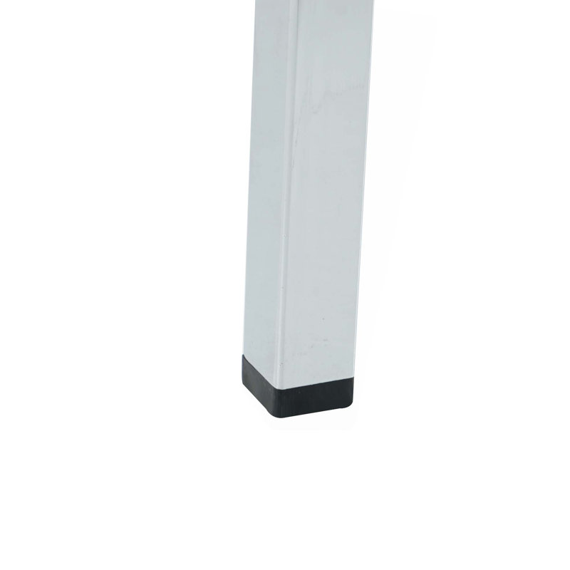 Chaise rembourrée Modern, Argent argent, Blanc