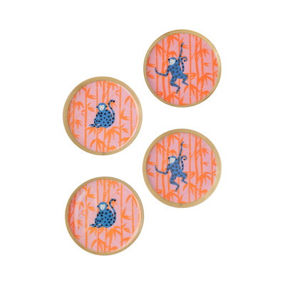 Ensemble de sous-verres en métal Playful Jungle