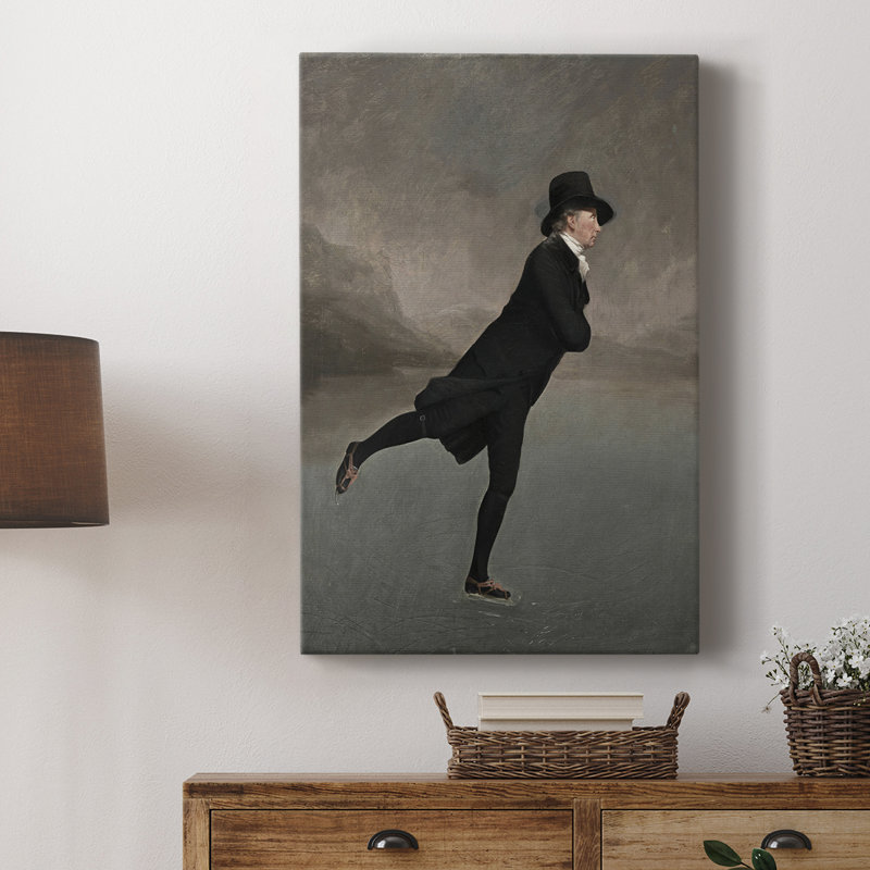 Impression de portrait rétro IV - galerie Cavas, H 18 po x l 12 po