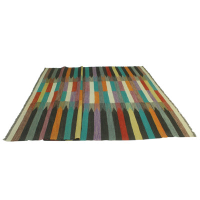 Winchester Kilim Cadena Charcoal Rug