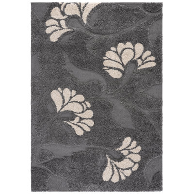 Chanhassen Shag Performance Floral Rug