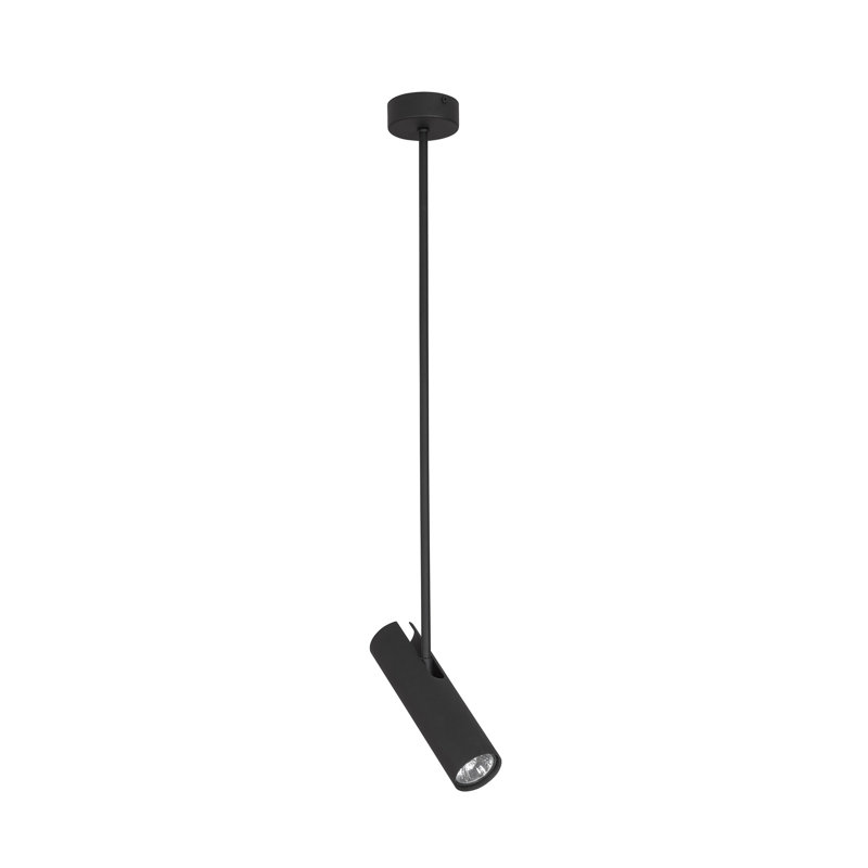 Hanke 1 - Light Single Pendant, Black, 68cm H x 8cm W x 8cm D
