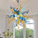 6 - Light Hand Blown Glass Modern Linear Sputnik Chandelier