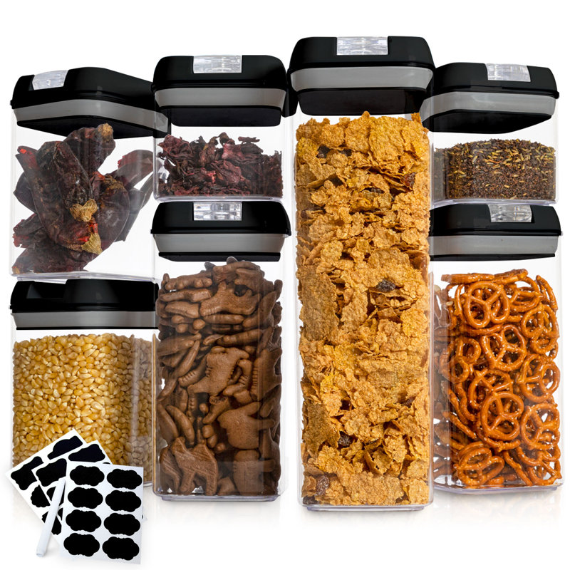48oz. Food Storage Container, Black