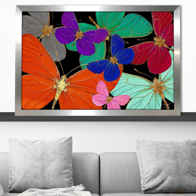«Colorful Butterflies (Horizontal)» par Jodi - impression